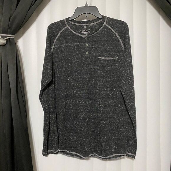 Broken threads black shade long sleeve shirt - Picture 1 of 5